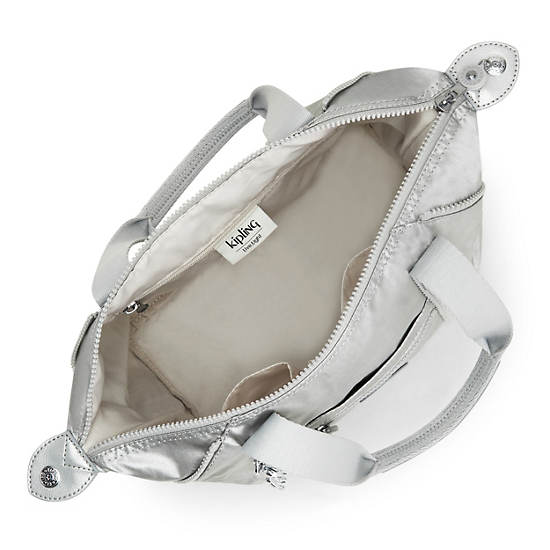 Kipling Art Mini Metallic Skuldertasker Sølv | DK 1381XY